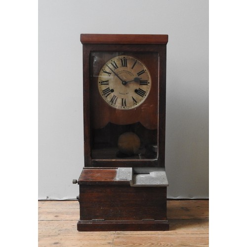 118 - A VINTAGE OAK CASED BLICK TIME RECORDER, circa 1930,