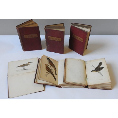 88 - SIX VOLS 'BRITISH BIRDS' BY REV. F. O. MORRIS, each volume with over forty colour engravings, along ... 