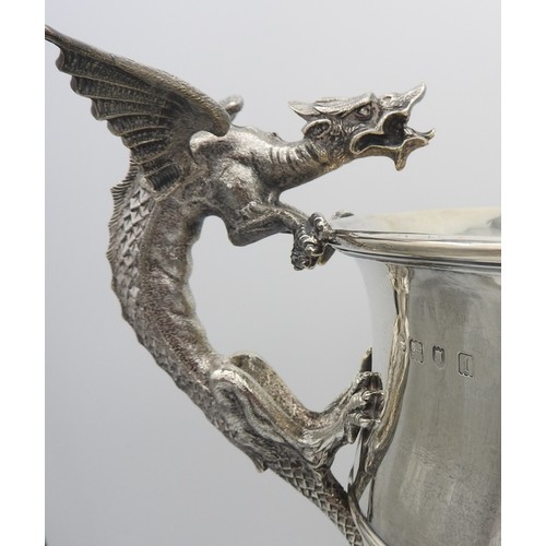 299 - AN IMPRESSIVE EDWARDIAN SILVER ‘GOVERNORS CUP’ TROPHY WAKELEY & WHEELER, LONDON 1906inscribed ‘H... 