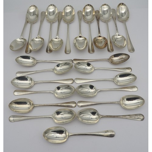 368 - A SET OF SILVER CUTLERY BY MAPPIN & WEBB, SHEFFIELD 1899, comprising 12 table forks, 12 dessert ... 