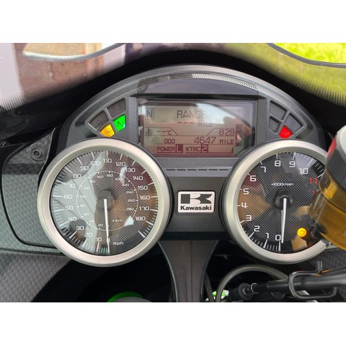 7 - 2017 KAWASAKI ZZR1400 Registration Number: WV67 DJDFrame Number: TBARecorded Mileage: 3,672 miles- O... 