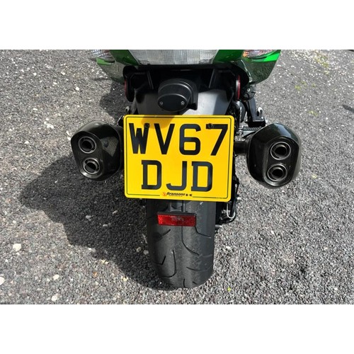 7 - 2017 KAWASAKI ZZR1400 Registration Number: WV67 DJDFrame Number: TBARecorded Mileage: 3,672 miles- O... 