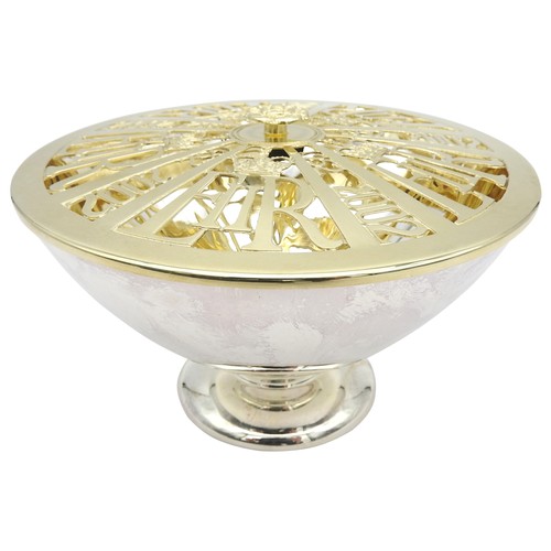 249 - AN ELIZABETH II GOLDEN JUBILEE SILVER ROSE BOWL, limited edition No.2/100, in a presentation case wi... 