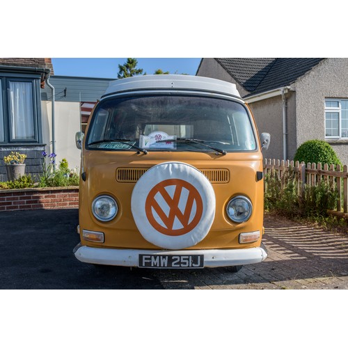 39 - 1971 VOLKSWAGEN TYPE 2 CAMPER BY WESTFALIA Registration Number: FMW 251J    Chassis Number: 23121348... 