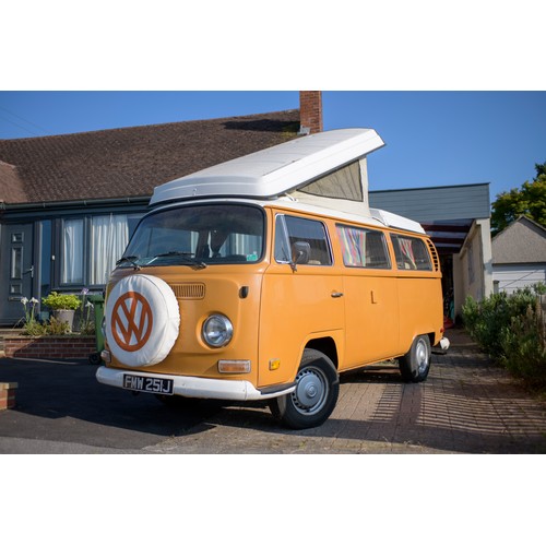 39 - 1971 VOLKSWAGEN TYPE 2 CAMPER BY WESTFALIA Registration Number: FMW 251J    Chassis Number: 23121348... 