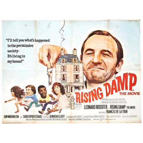 139 - RISING DAMP; 1980 UK QUAD FILM POSTER and another for George and Mildred 1980 UK Quad Film Poster. 7... 