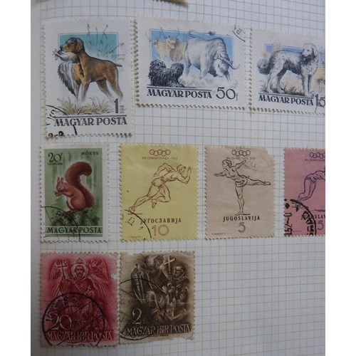 67 - AN ASSORTMENT OF LOOSE LEAF MOUNTED POLISH STAMPS, (former auction lot) together with an old plunder... 