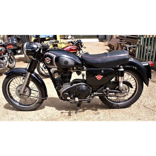 6 - 1955 MATCHLESS G3/L 350cc Registration Number: 496 XVSFrame Number: 55414- 348cc, 16bhp motor with a... 