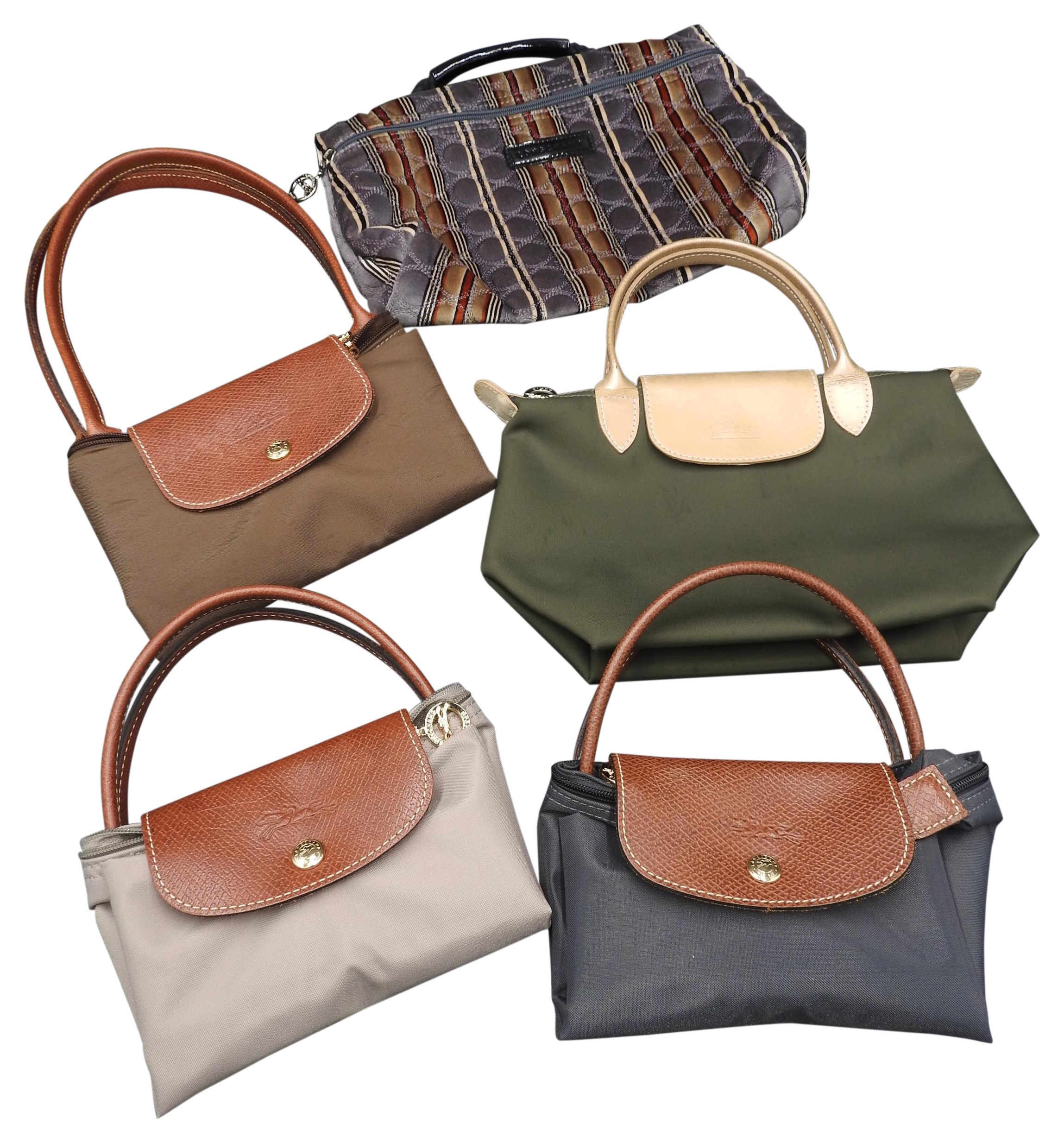 Longchamp khaki hotsell