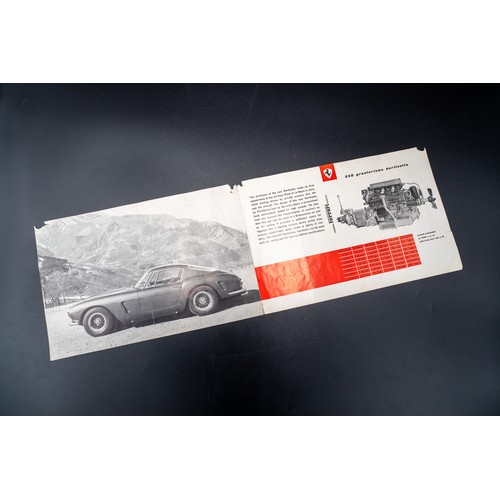 9 - 1965 FERRARI 250 GRANTURISMO BERLINETTA BROCHUREAn original 4-page folded 250 Granturismo Berlinetta... 