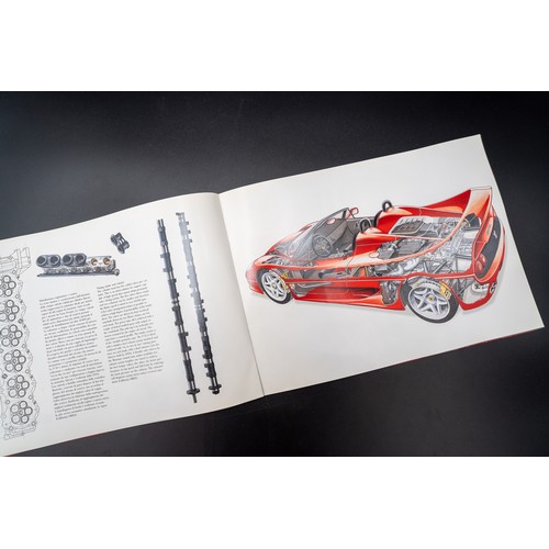 3 - 1995 FERRARI F50 BROCHURE Original rare Ferrari F50 press brochure, as supplied with F50 models from... 