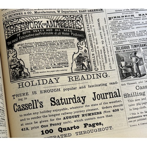 508 - WORK: THE ILLUSTRATED WEEKLY JOURNAL FOR MECHANICS Published by London Cassell and Company Ltd, 1891... 