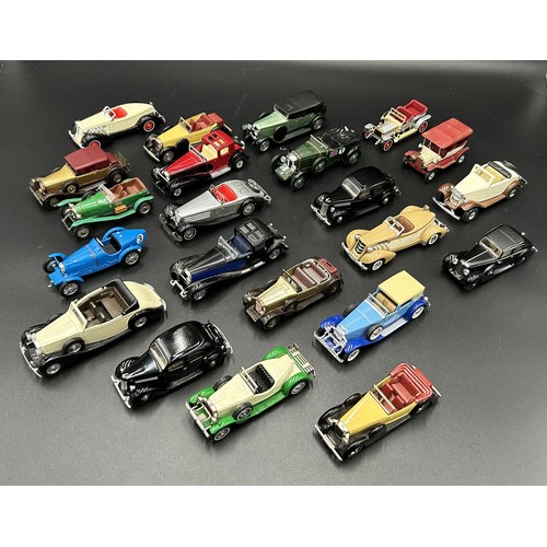 516 - A SELECTION OF PRE-WAR DESIGN DIECAST MODEL CARSPredominantly 1:43 scale Matchbox Models of Yesterye... 