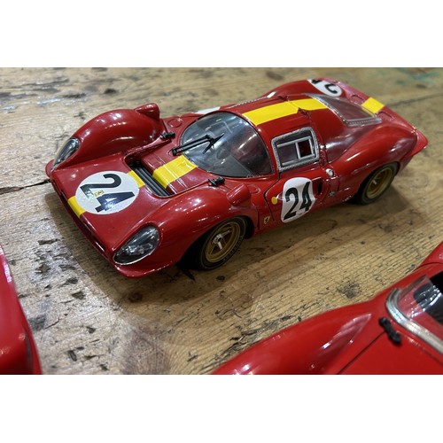 522 - FERRARI MODEL CAR COLLECTION Five 1:18 scale Ferrari models by Bburago (F40, F50, 250 GTO and 250 Te... 