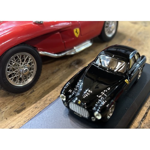 522 - FERRARI MODEL CAR COLLECTION Five 1:18 scale Ferrari models by Bburago (F40, F50, 250 GTO and 250 Te... 