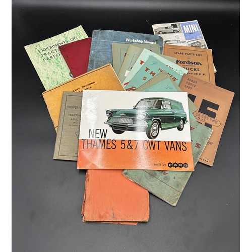 481 - A SELECTION OF 1950S COMMERCIAL VEHICLE BROCHURESIncludes handbooks for the A.E.C Matador, Bedford a... 