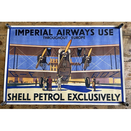 486 - A SET OF SIX PERIOD SHELL POSTERSPrinted to the base of each poster, 'Copyright Shell-Mex and BP Lim... 