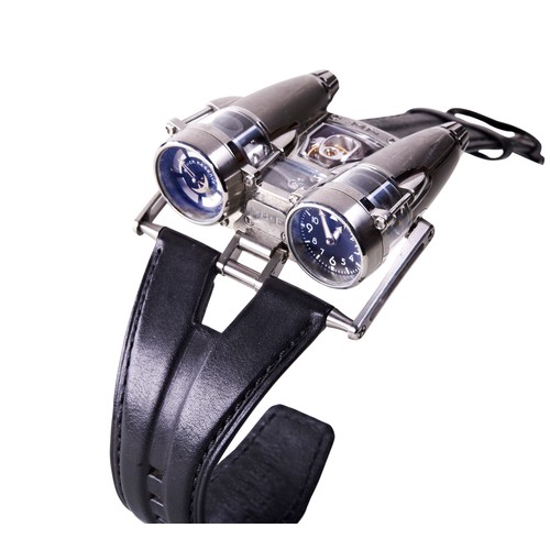 448 - MB&f (MAXIMILLIAN BUSSER) REF H.M.4: HOROLOGICAL MACHINE No. 4 THUNDERBOLTthe titanium and sapph... 