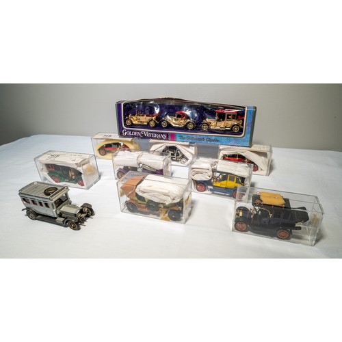 524 - OVER 90 BOXED CORGI, MATCHBOX AND RIO 'VINTAGE' TOY CARSA collection of over 90 diecast model cars, ... 