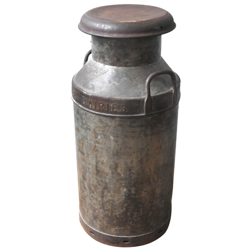 443 - A COLLECTOR'S VINTAGE UNITED DAIRIES MILK CHURN