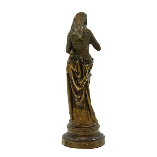 1718 - AFTER ALBERT-ERNEST CARRIER-BELLEUSE (1824-1887)LISUESEbronze and ivory25.5cm highIvory Exemption Ce... 