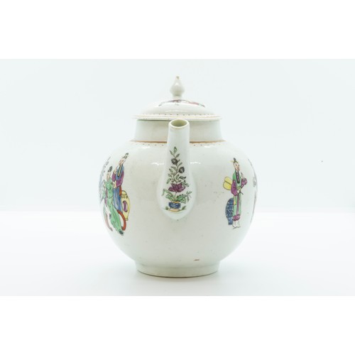 903 - A WORCESTER CHINESE FAMILY TEAPOTCIRCA 177013cms high