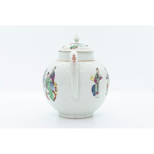 903 - A WORCESTER CHINESE FAMILY TEAPOTCIRCA 177013cms high