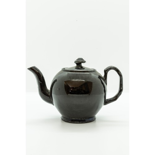 929 - A JACKFEILD WARE TEAPOT