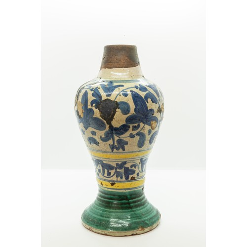 933 - A FAIENCE VASE