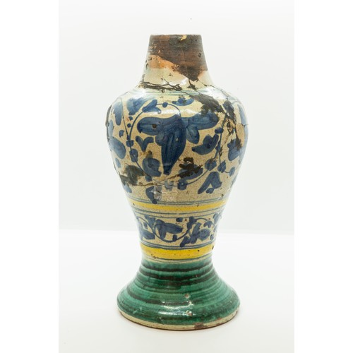 933 - A FAIENCE VASE