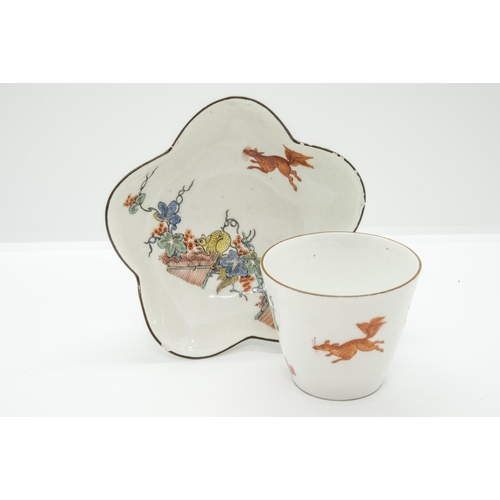 969 - MEISSEN 'FLYING SQUIRREL' CUP AND SAUCER