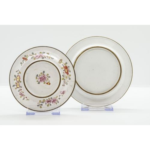 2065 - TWO SMALL CHINESE CANTON ENAMEL DISHES19TH / 20TH CENTURY12cm & 14cm diam