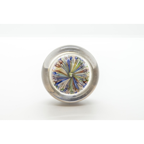 1241 - A BACCARAT MILLEFIORI PAPERWEIGHT DATED 1848With animal and devil canes, 7cms wide