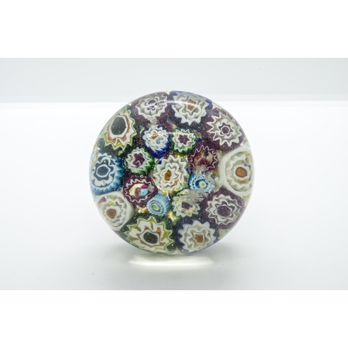 1250 - SEVEN PAPERWEIGHTS AND A STOPPER19th / 20th century