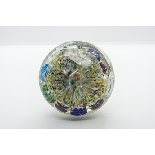 1250 - SEVEN PAPERWEIGHTS AND A STOPPER19th / 20th century