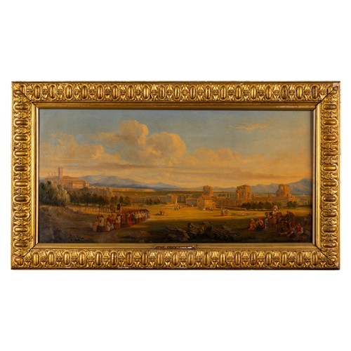 1 - RICHARD WILLES MADDOX (1813-1853)VENETIAN SCENE oil on canvas, signed and dated 1843'35cm x 71cm wid... 