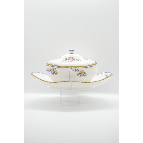 1133 - A SEVRES SUCRIER DE MONSIEUR LE PREMIER18th century, 23cms wide