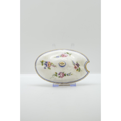 1133 - A SEVRES SUCRIER DE MONSIEUR LE PREMIER18th century, 23cms wide