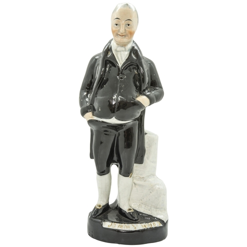 1161 - A STAFFORDSHIRE FIGURE OF JAMES 'JEMMY' WOODMid 19th Century, 30cms high