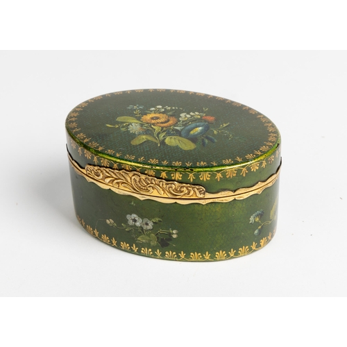 1920 - A CONTINENTAL GILT-METAL MOUNTED LACQUER BOX19TH CENTURY9cm wide