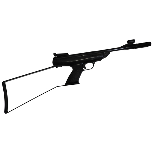 602 - A BSA SCORPION .22 AIR PISTOL with open metal extended stock. 72 cms long.Note: This lot is not for ... 