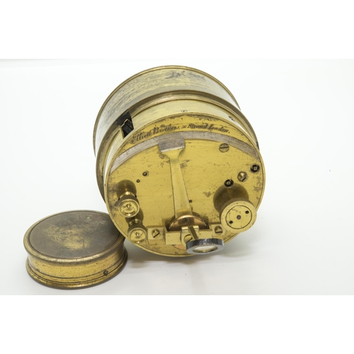 1421 - A POCKET SEXTANT BY ELLIOT BROTHERS, Strand London, the circular brass case engravedwith the name Wi... 