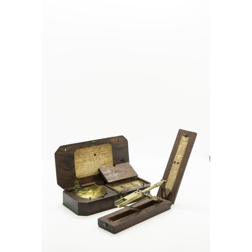 277 - A FREEMAN & SON GEORGIAN COIN BALANCE WITH WEIGHTS COMPARTMENT and originalpaper label and a coi... 