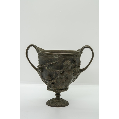 1831 - A BRONZE CUP AFTER AN ORIGINAL FOUND AT POMPEII IN THE CASA DELL' ARGENTERIA, another bronze vessel ... 