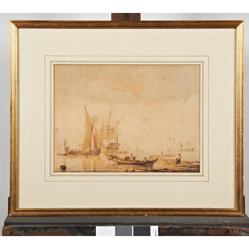 78 - MARTINUS SCHOUMAN (1770-1848)MATCHED PAIR OF PORT SCENESWatercolour, signed lower left and lower rig... 