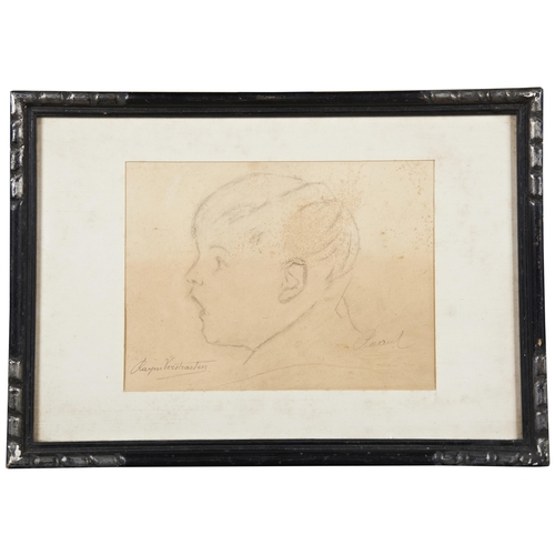 79 - RAYMOND VERSTRAETEN (1874-1947)STUDY OF RAOULpencil on paper, signed lower left21 x 28cm... 