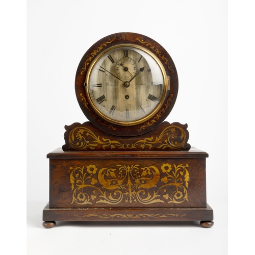 126 - AN ENGLISH REGENCY MANTEL TIMEPIECE,7