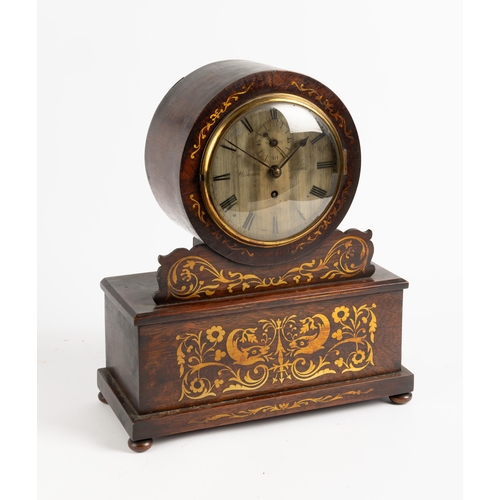 126 - AN ENGLISH REGENCY MANTEL TIMEPIECE,7