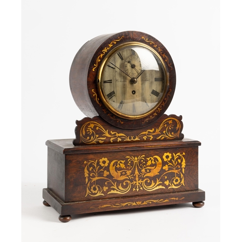 126 - AN ENGLISH REGENCY MANTEL TIMEPIECE,7