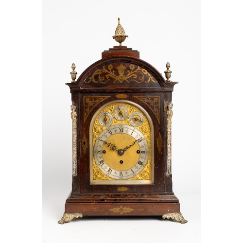 127 - A VICTORIAN 1/4 CHIMING MANUFACTURED CLOCK, 7